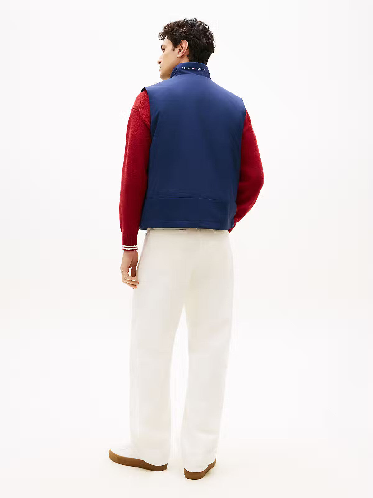 Tommy Hilfiger Lightweight Nylon Vest - Blue-CARBON NAVY 1778589049_3228_019037_CARBON_NAVY_alternate