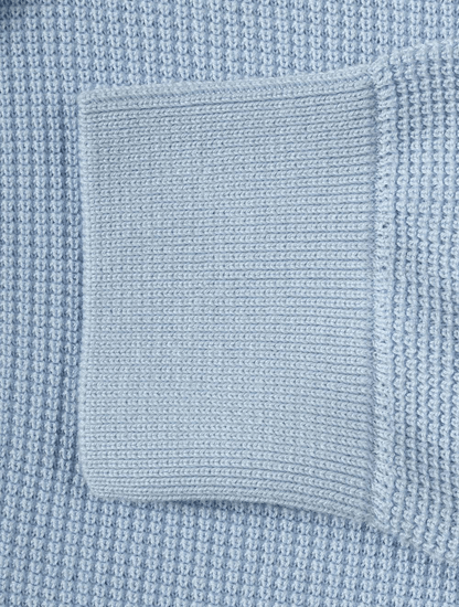GANT Micro Textured Cotton Half-Zip Pullover - Fresh Blue 1778831744_55_018871_LIGHT_BLUE_alternate