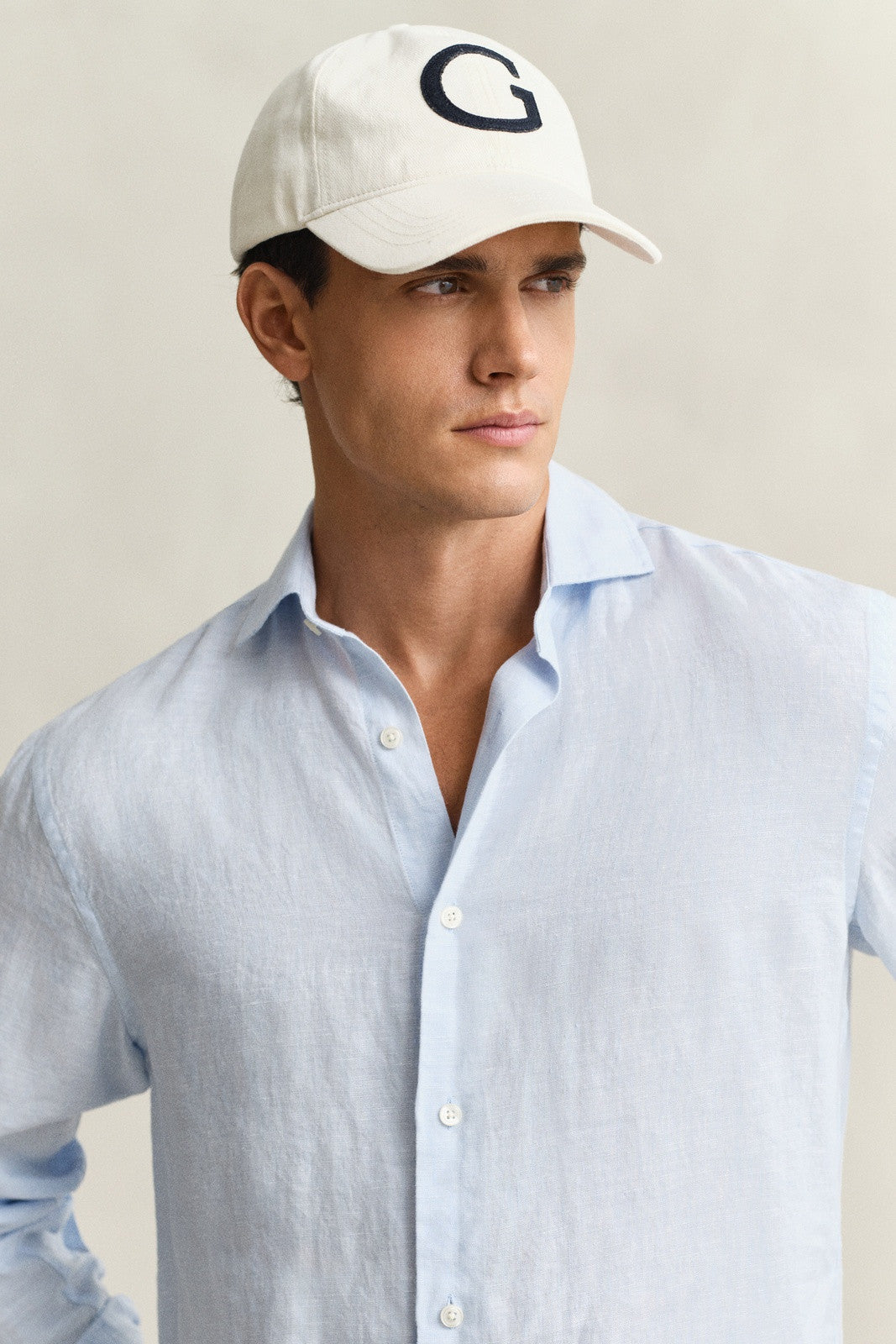 GANT European Flax Linen Shirt - Sky Blue-SKY XXL 1778832235_729_018874_SKY