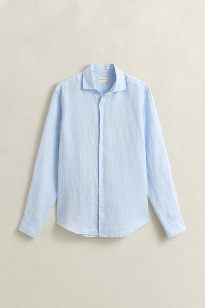 GANT European Flax Linen Shirt - Sky Blue-SKY 1778832243_8921_018874_SKY_alternate