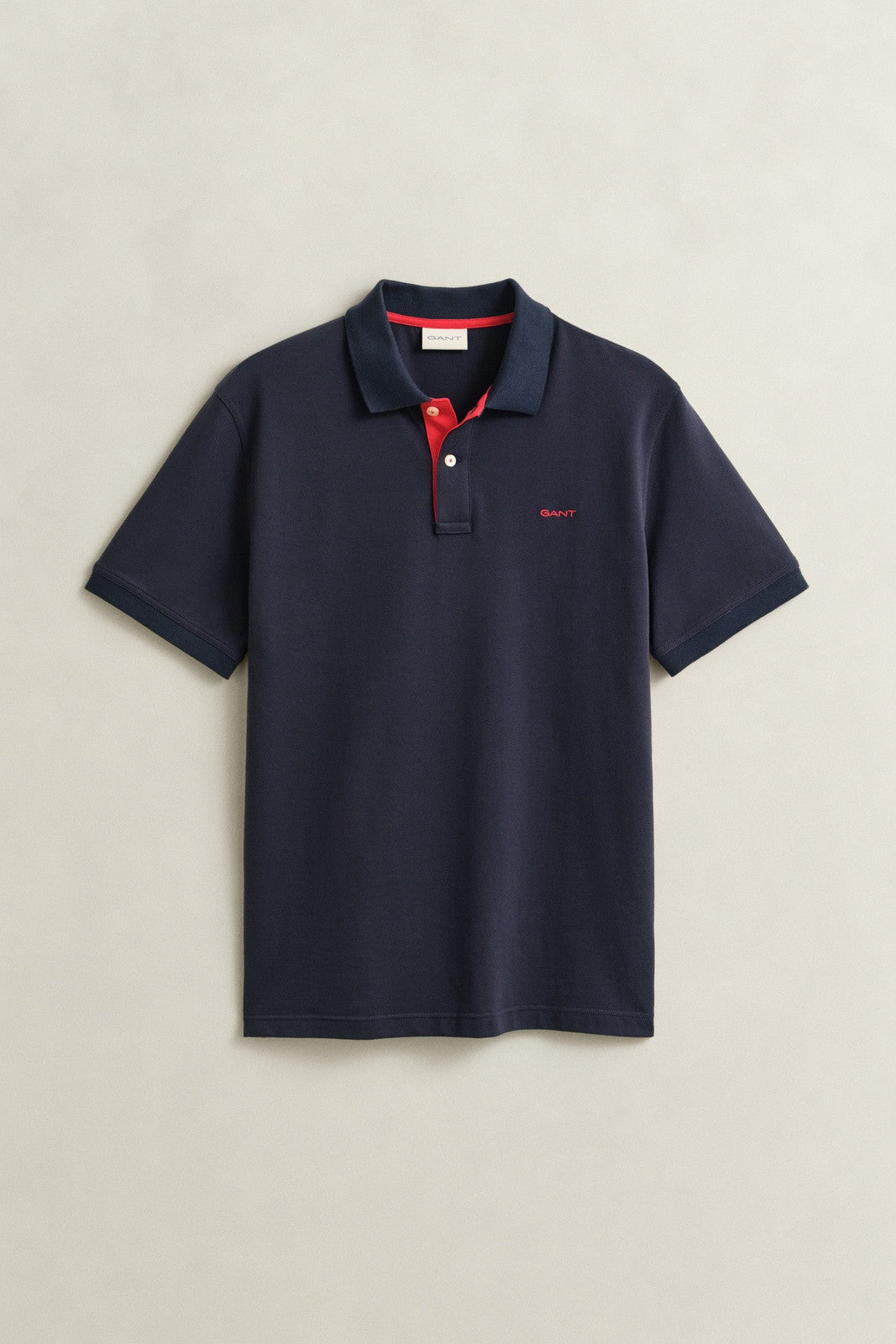 GANT Contrast Piqué Polo Shirt - Evening Blue 1778833173_9028_018879_EVENING_BLUE_alternate