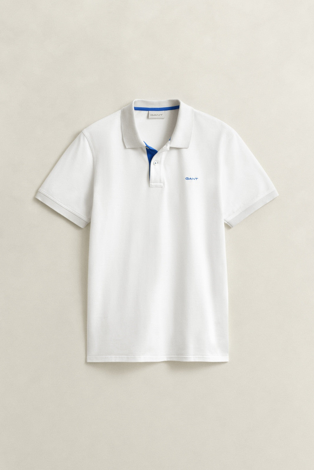 GANT Contrast Piqué Polo Shirt - Eggshell 1778833341_1676_018880_113_EGGSHELL_alternate