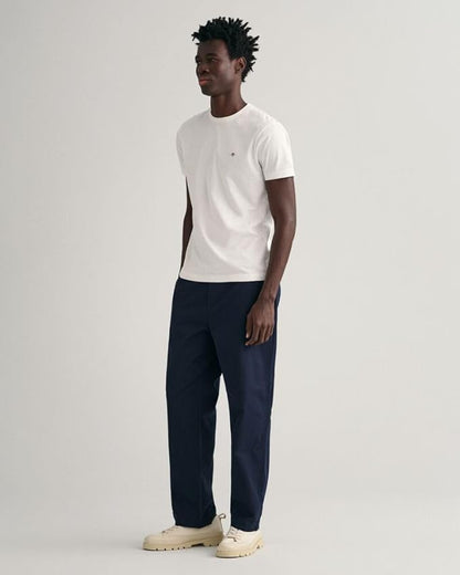 GANT Slim Shield Short Sleeve T-Shirt - White 1778834216_9504_018883_WHITE_alternate