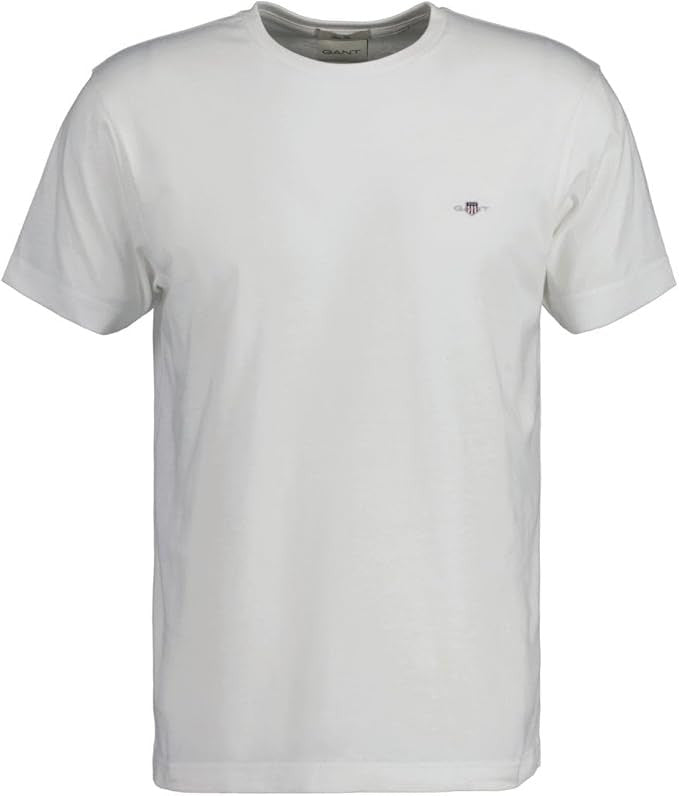 GANT Slim Shield Short Sleeve T-Shirt - White 1778834217_6633_018883_WHITE_alternate