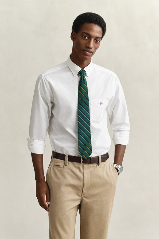 GANT Regular Fit Classic Poplin Shirt - White-WHITE XXL 1778834801_3845_018887_WHITE