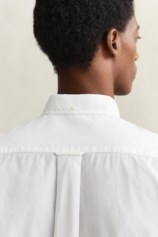 GANT Regular Fit Classic Poplin Shirt - White-WHITE 1778834808_4574_018887_WHITE_alternate