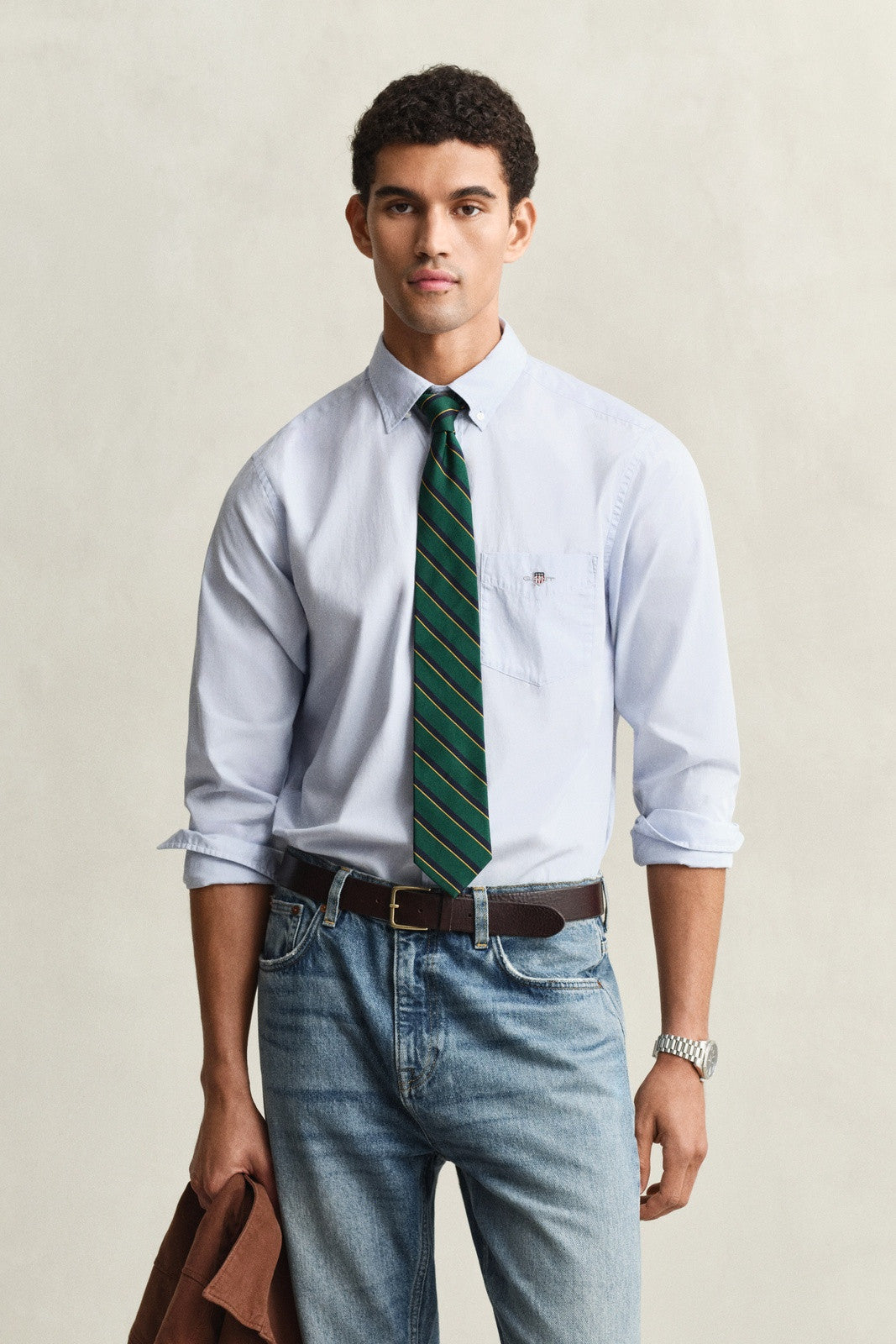 GANT Regular Fit Classic Poplin Shirt - Light Blue-LIGHT BLUE XXL 1778834965_5867_018888_LIGHT_BLUE