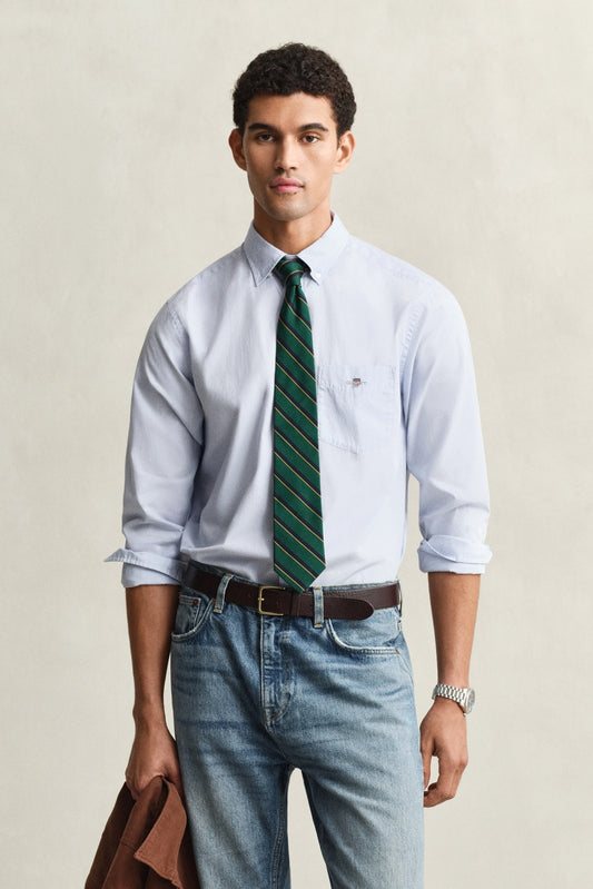GANT Regular Fit Classic Poplin Shirt - Light Blue-LIGHT BLUE XXL 1778834965_5867_018888_LIGHT_BLUE