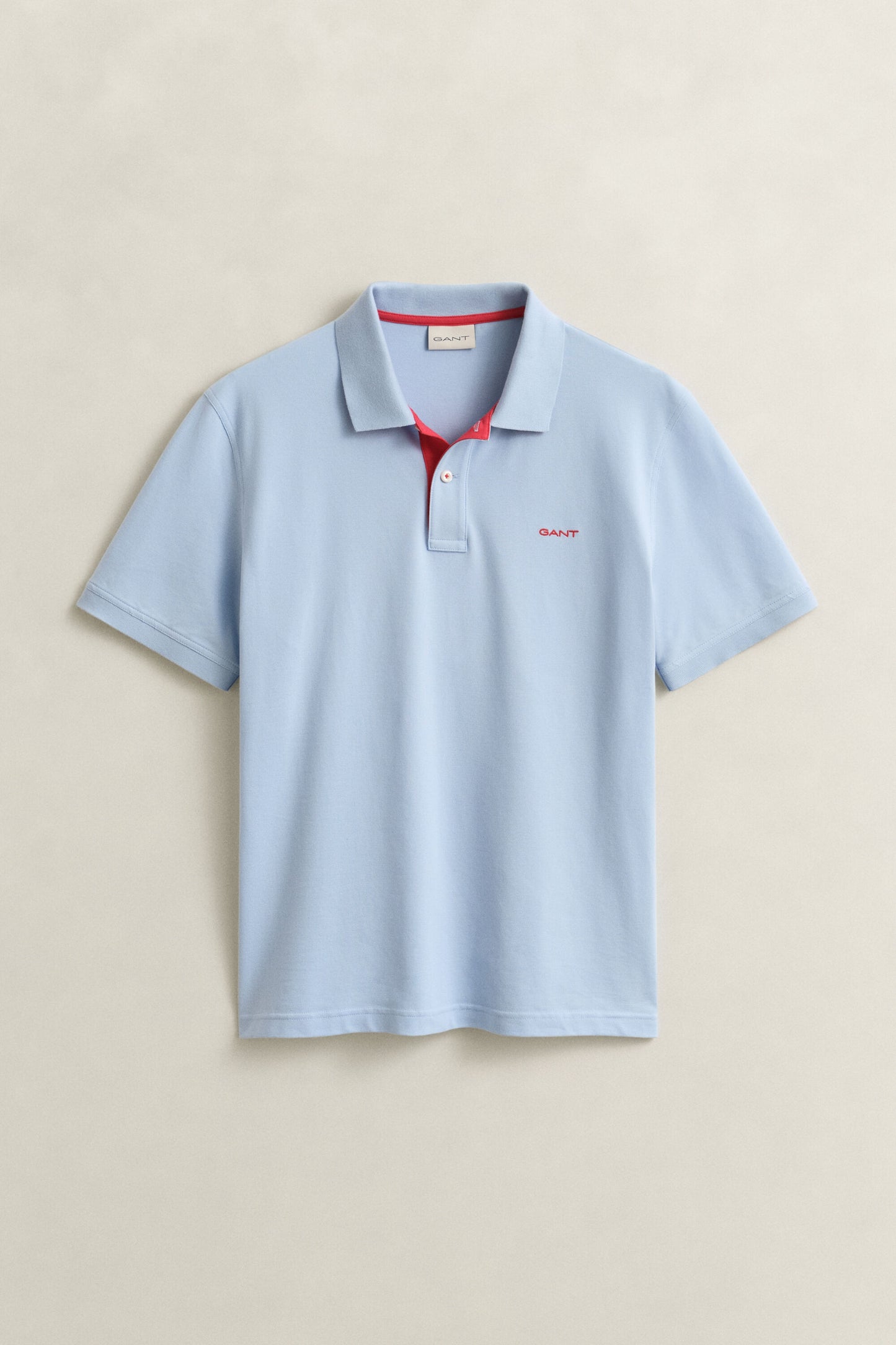 GANT Contrast Piqué Polo Shirt - Fresh Blue-LIGHT BLUE 1779090577_7214_018897_LIGHT_BLUE_alternate
