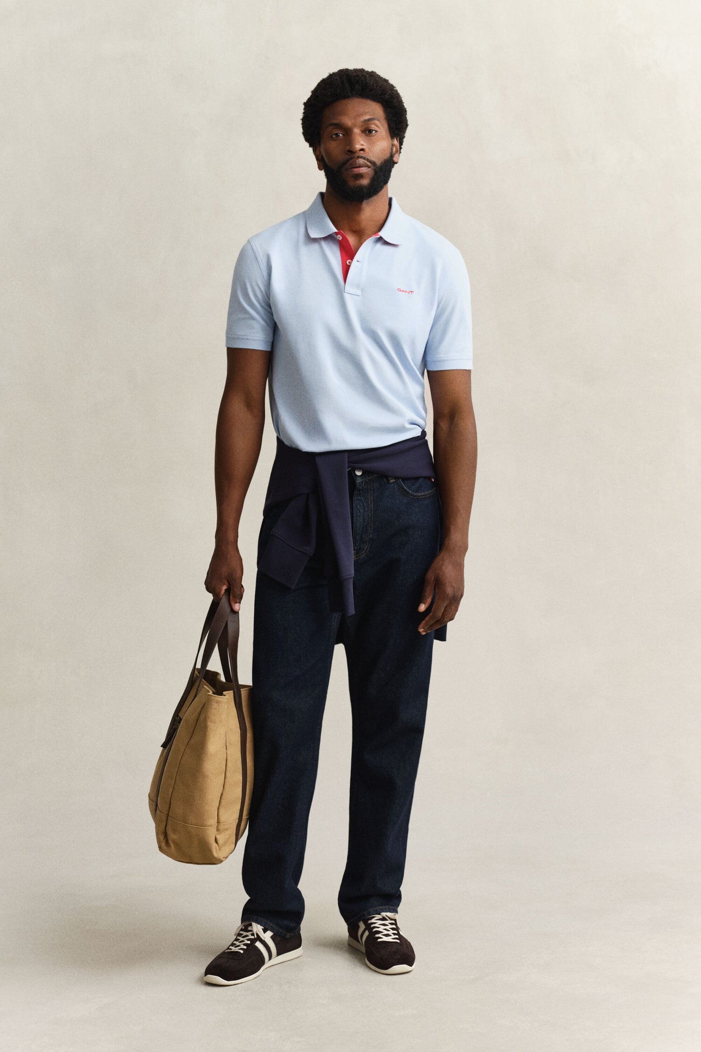 GANT Contrast Piqué Polo Shirt - Fresh Blue-LIGHT BLUE 1779090578_3613_018897_LIGHT_BLUE_alternate