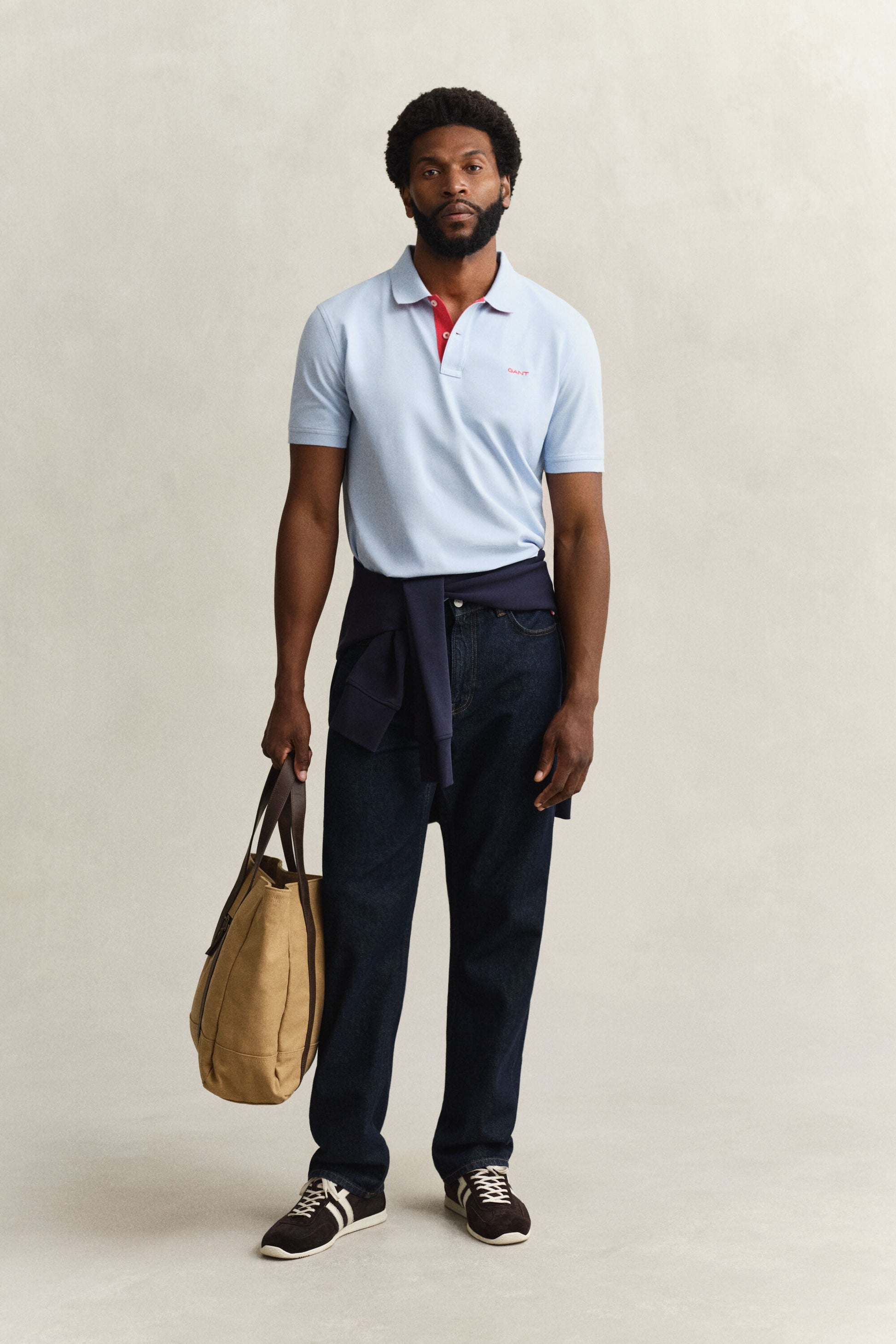 GANT Contrast Piqué Polo Shirt - Fresh Blue-LIGHT BLUE 1779090578_3613_018897_LIGHT_BLUE_alternate