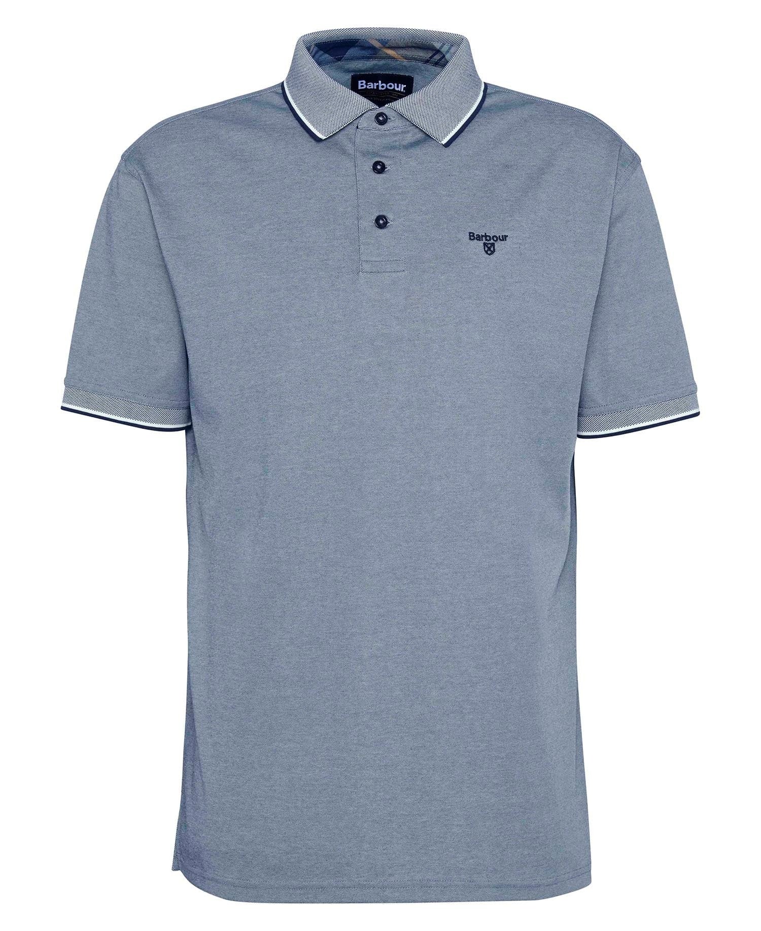 Barbour Heydon Performance Short-Sleeved Polo Shirt - Navy-NAVY 1779092499_1397_018776_NAVY_alternate