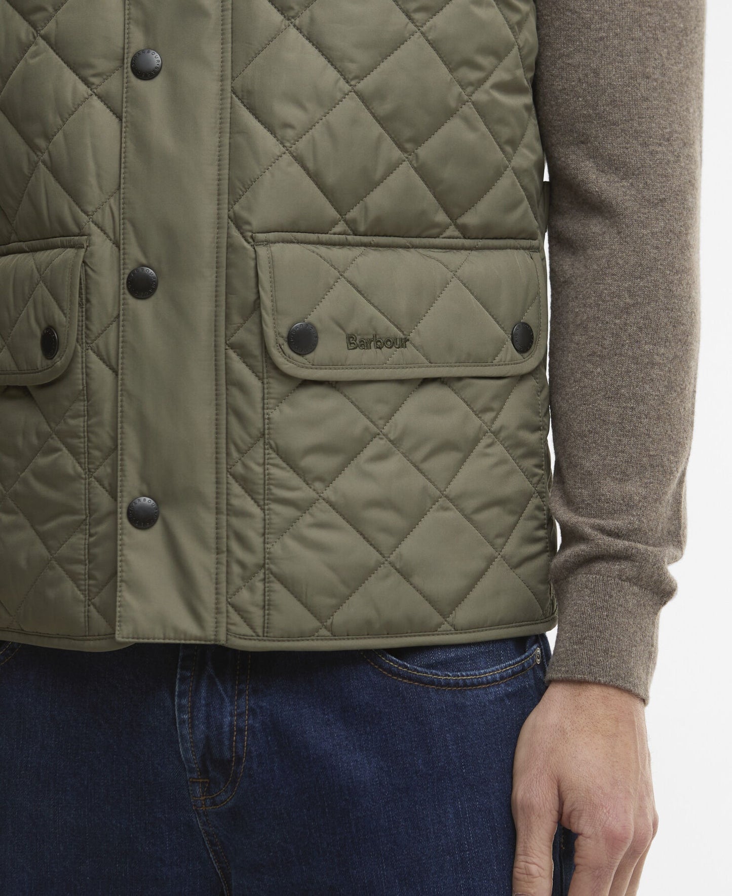 Barbour Lowerdale Quilted Gilet - Green-OLIVE 1779093073_175_018779_OLIVE_alternate