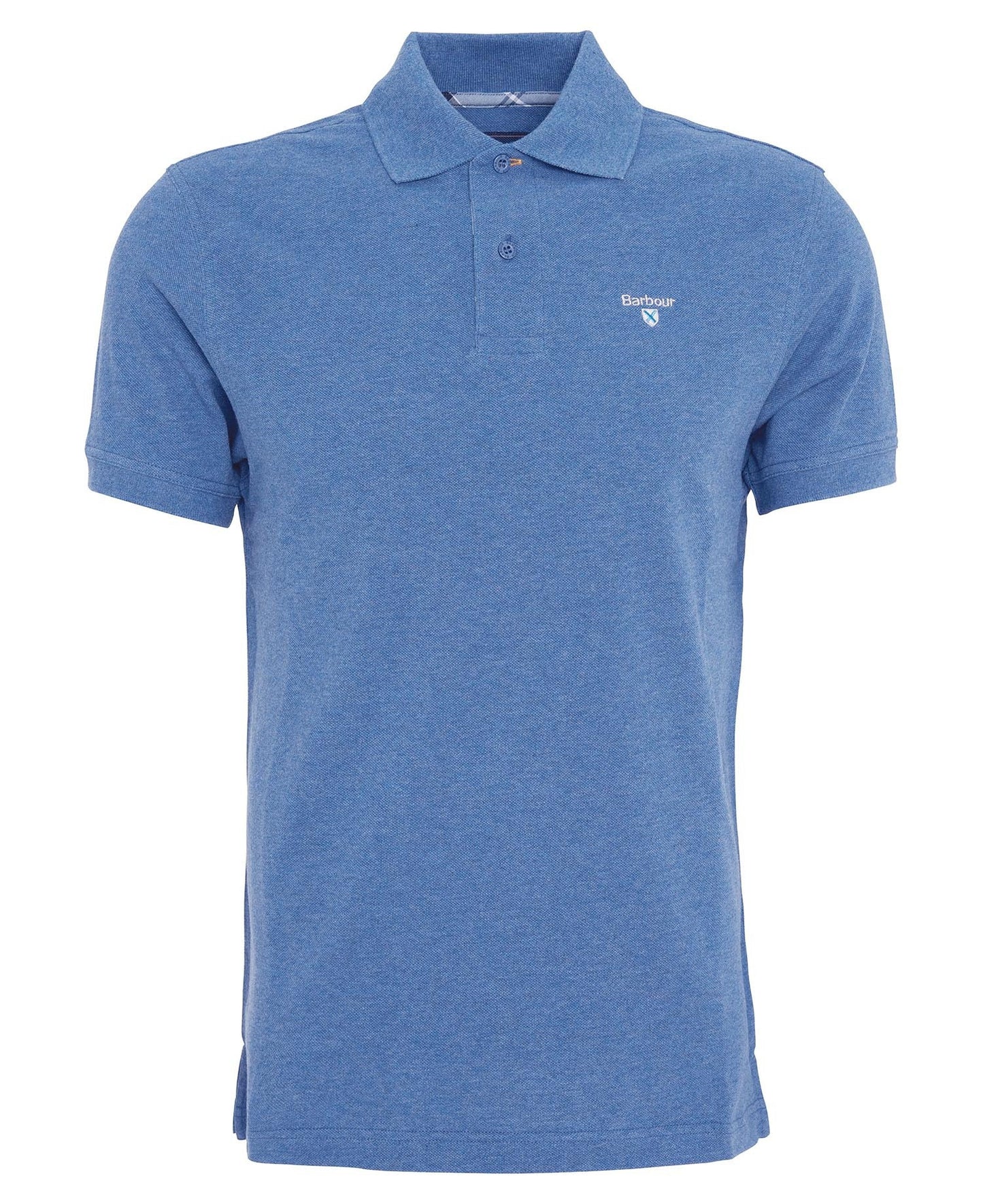 Barbour Tartan Piqué Polo Shirt-CHAMBRAY 1779176474_4319_018780_CHAMBRAY_alternate