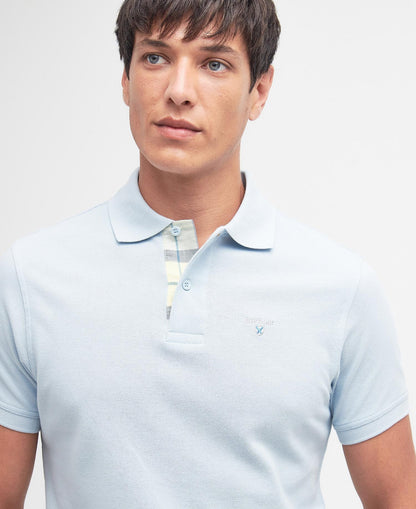 Barbour Tartan Piqué Polo Shirt - Blue 1779176624_3995_018781_LIGHT_BLUE_alternate
