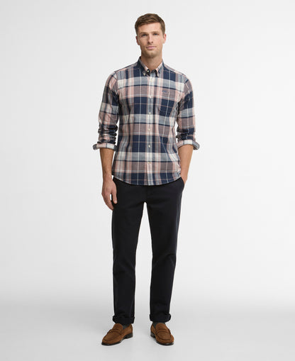 Barbour Newbridge Madras Check Long-Sleeved Tailored Shirt - Navy-NAVY/ PINK 1779177574_9152_018785_NAVY_PINK_alternate