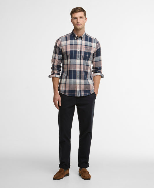 Barbour Newbridge Madras Check Long-Sleeved Tailored Shirt - Navy-NAVY/ PINK 1779177574_9152_018785_NAVY_PINK_alternate