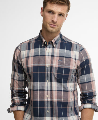 Barbour Newbridge Madras Check Long-Sleeved Tailored Shirt - Navy-NAVY/ PINK 1779177576_1252_018785_NAVY_PINK_alternate