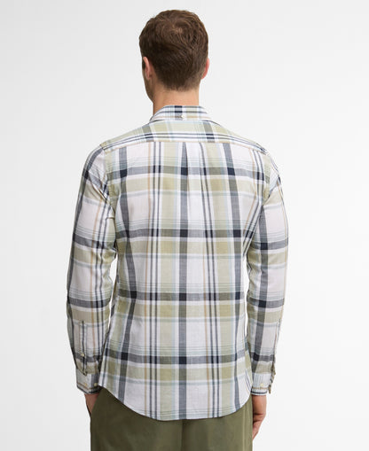 Barbour Kidd Large Scale Highland Check Tailored Long-Sleeved Shirt - Green-GREEN 1779177820_5008_018787_GREEN_alternate