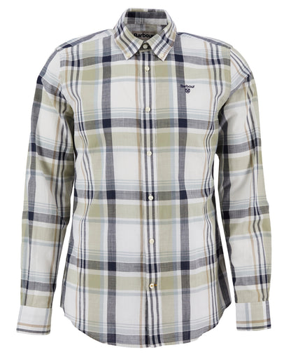 Barbour Kidd Large Scale Highland Check Tailored Long-Sleeved Shirt - Green-GREEN 1779177821_9878_018787_GREEN_alternate