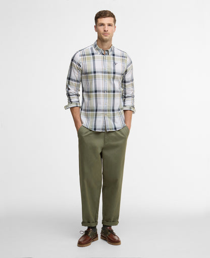 Barbour Kidd Large Scale Highland Check Tailored Long-Sleeved Shirt - Green-GREEN 1779177822_3742_018787_GREEN_alternate