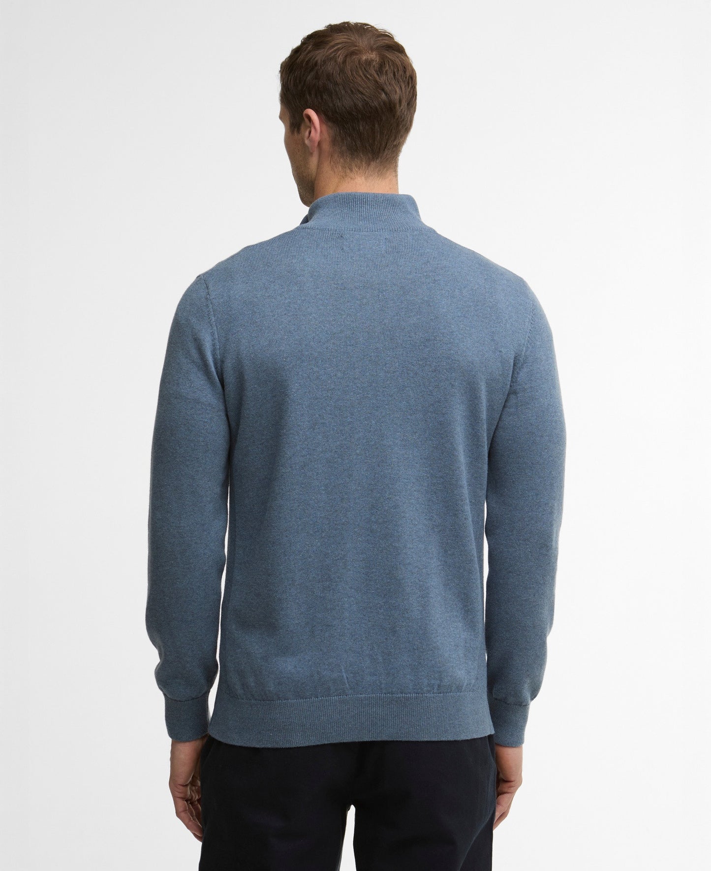 Barbour Cotton Quarter-Zip Jumper - Blue-BLUE 1779177926_7347_018823_BLUE_alternate