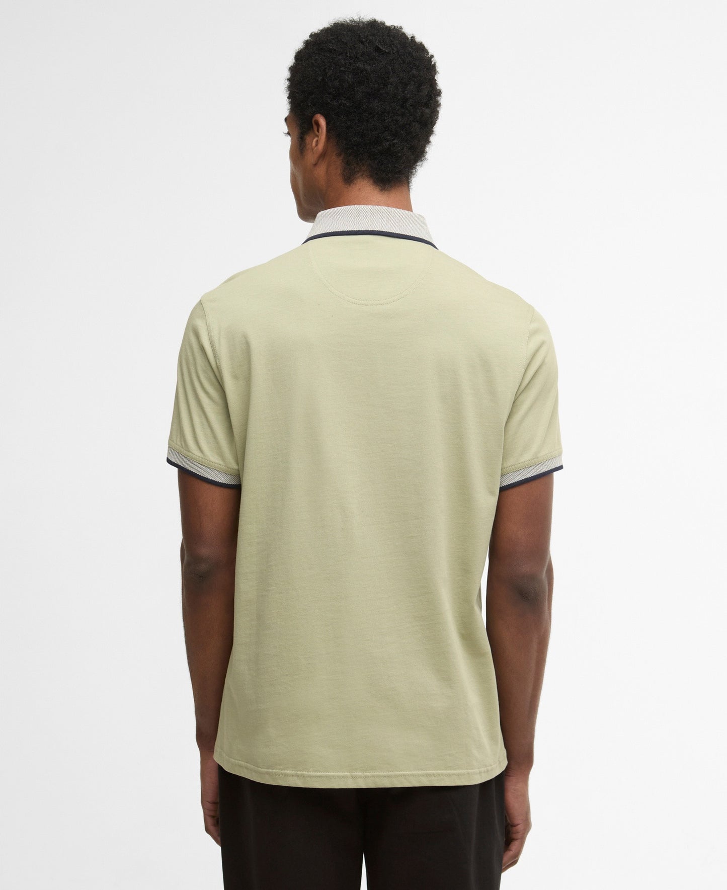 Barbour Cornsay Tipped Short-Sleeved Polo Shirt - Green 1779178297_4413_019150_GREEN_alternate