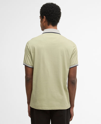 Barbour Cornsay Tipped Short-Sleeved Polo Shirt - Green 1779178297_4413_019150_GREEN_alternate