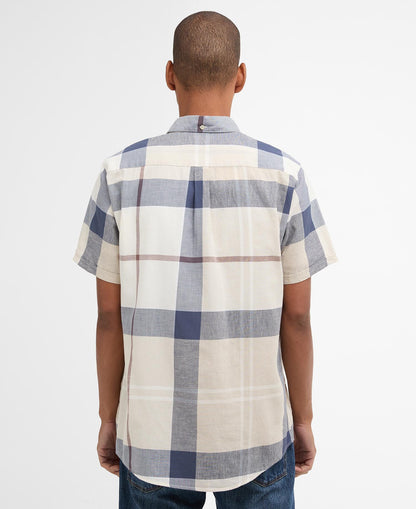 Barbour Douglas Large Scale Tartan Short-Sleeved Tailored Shirt-BEIGE 1779178547_9944_019152_BEIGE_alternate