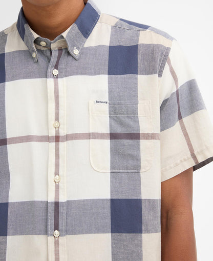 Barbour Douglas Large Scale Tartan Short-Sleeved Tailored Shirt-BEIGE 1779178548_6531_019152_BEIGE_alternate