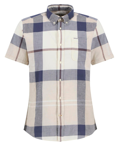 Barbour Douglas Large Scale Tartan Short-Sleeved Tailored Shirt-BEIGE 1779178549_1943_019152_BEIGE_alternate