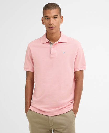 Barbour Tartan Piqué Polo Shirt -CORAL 1779178667_5611_019153_CORAL