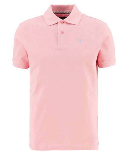 Barbour Tartan Piqué Polo Shirt -CORAL 1779178674_7055_019153_CORAL_alternate