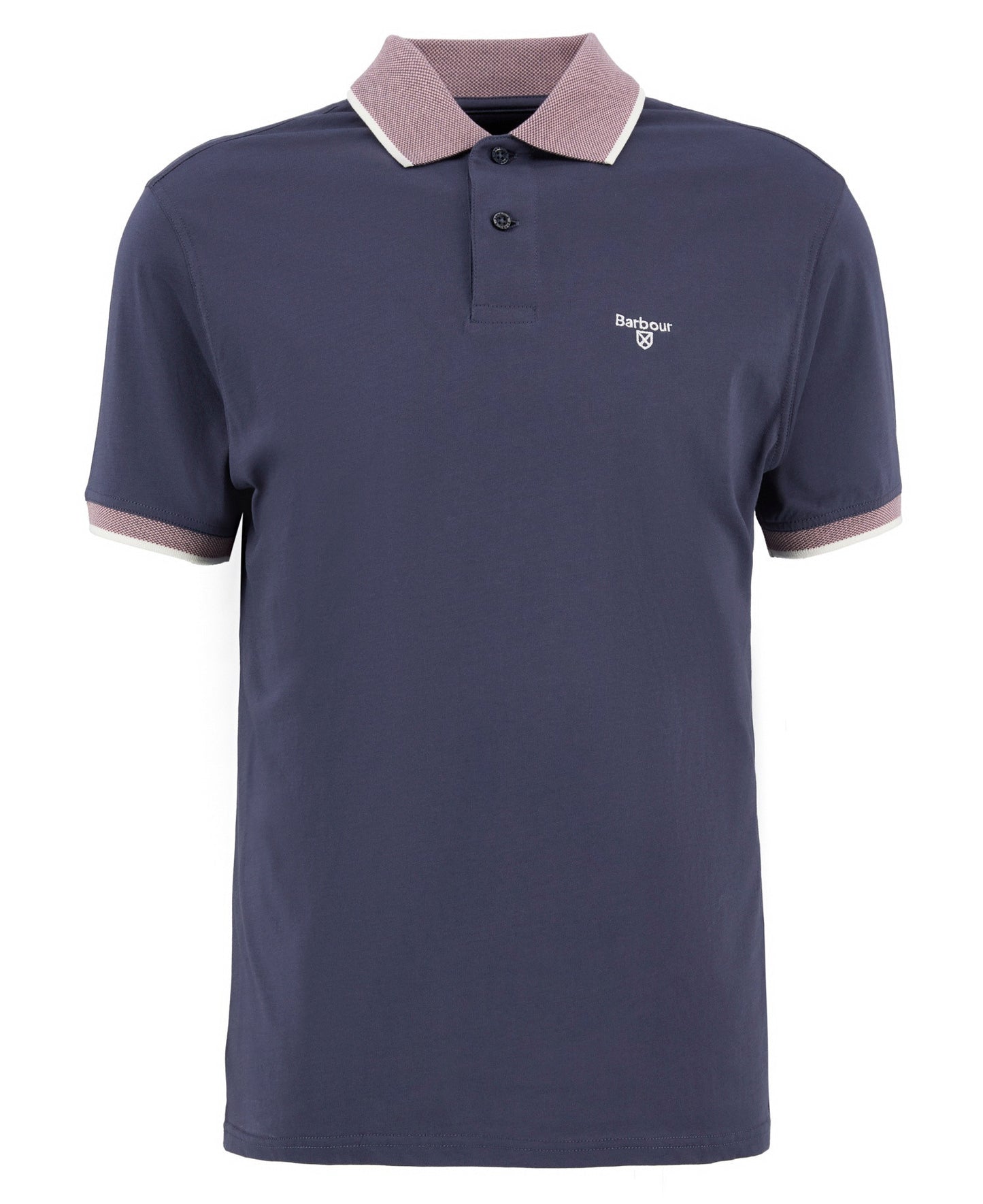Barbour Cornsay Tipped Short-Sleeved Polo Shirt - Washed Navy 1779178848_7229_019154_NAVY_alternate