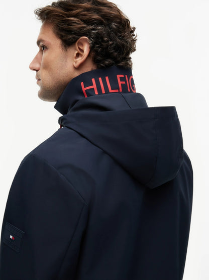 Tommy Hilfiger Logo Collar Zip-Thru Sailing Jacket - Desert Sky-DESERT SKY 1779785843_0841_019421_DESERT_SKY_alternate