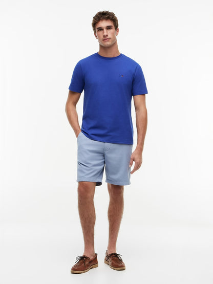Tommy Hilfiger Essential Seasonal Regular Fit Solid Tee — Pigment Blue-BLUE 1779787185_2691_019395_BLUE_alternate