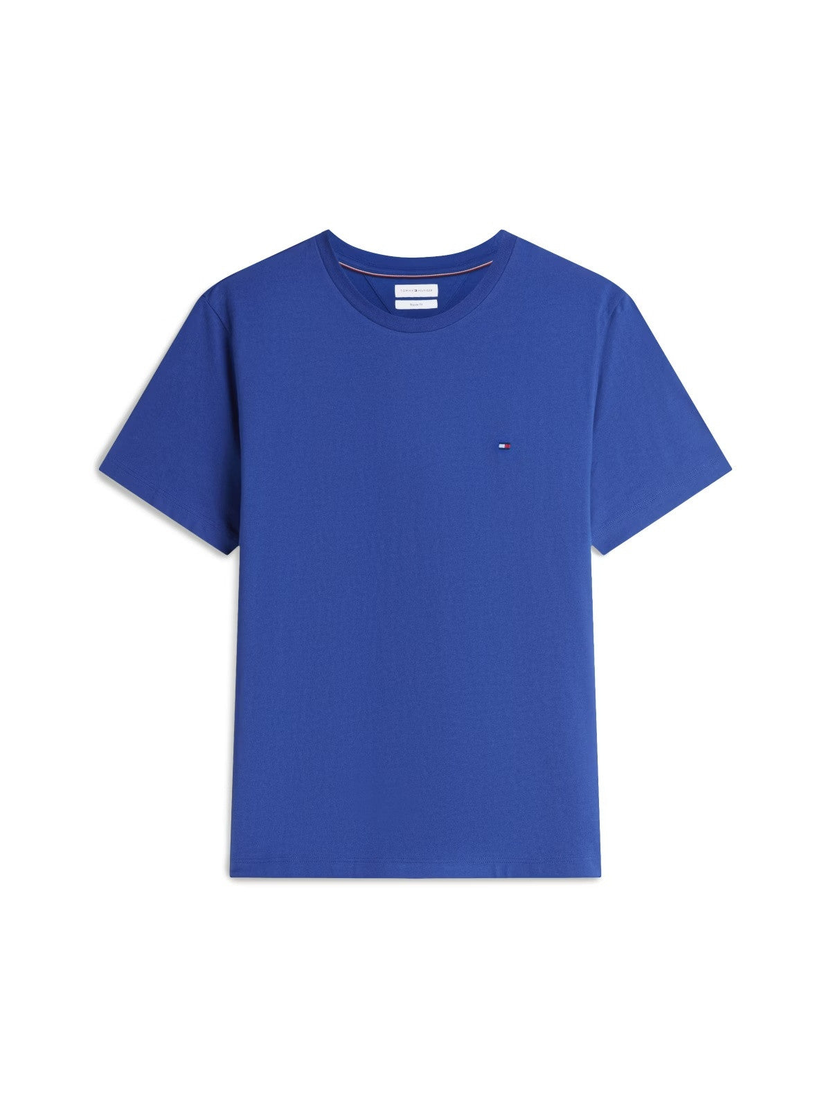 Tommy Hilfiger Essential Seasonal Regular Fit Solid Tee — Pigment Blue-BLUE 1779787186_186_019395_BLUE_alternate