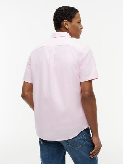 Tommy Hilfiger Heritage Oxford Regular Fit Short Sleeve Shirt — Rose Petal-ROSE 1779787509_2271_019394_ROSE_alternate