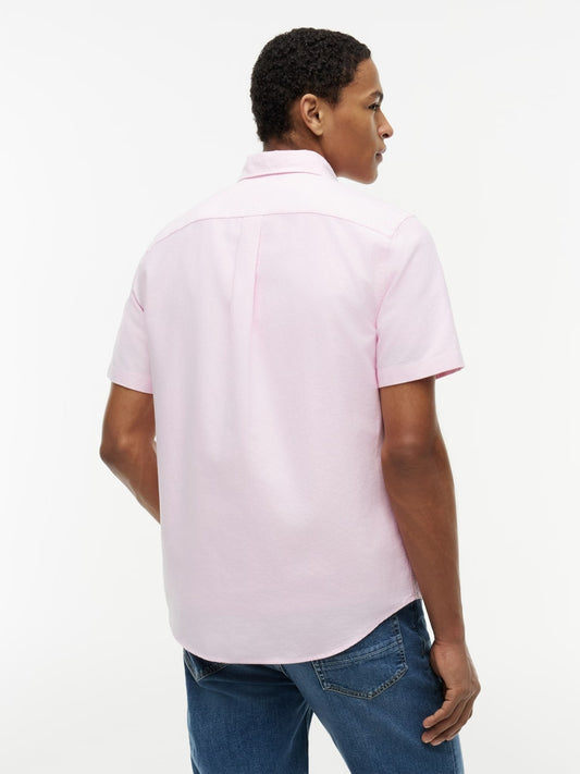 Tommy Hilfiger Heritage Oxford Regular Fit Short Sleeve Shirt — Rose Petal-ROSE 1779787509_2271_019394_ROSE_alternate