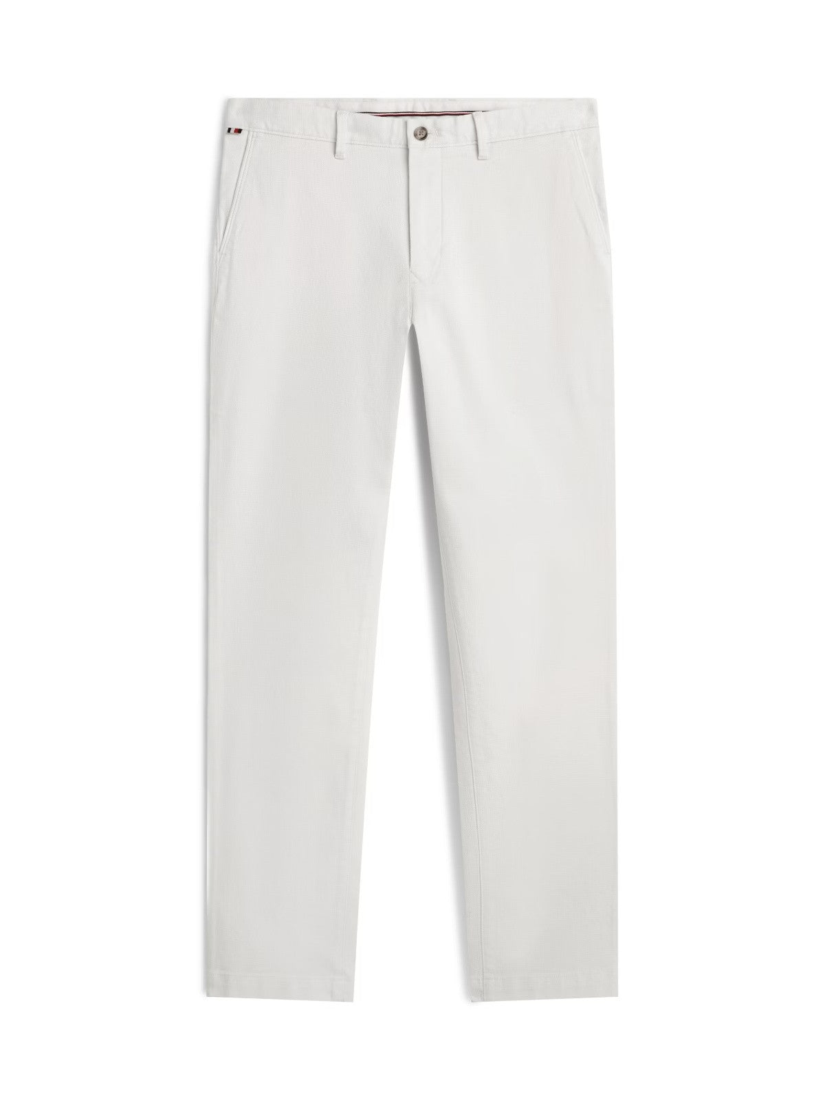 Tommy Hilfiger Denton Open Structure Straight Fit Trousers — Ivory Petal-SHORT 1779793919_1577_019388_SHORT_alternate
