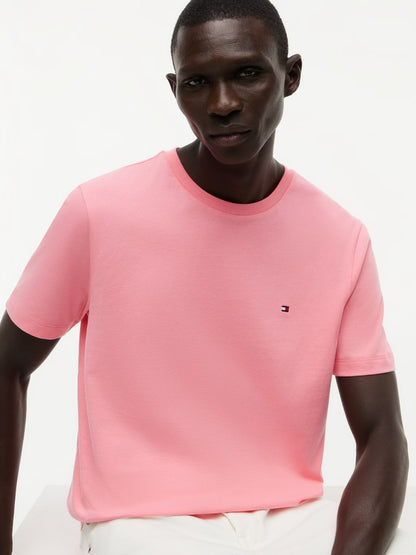 Tommy Hilfiger Essential Seasonal Regular Fit Solid Tee — Doll Pink-PINK XL 1779794557_8152_019309_PINK