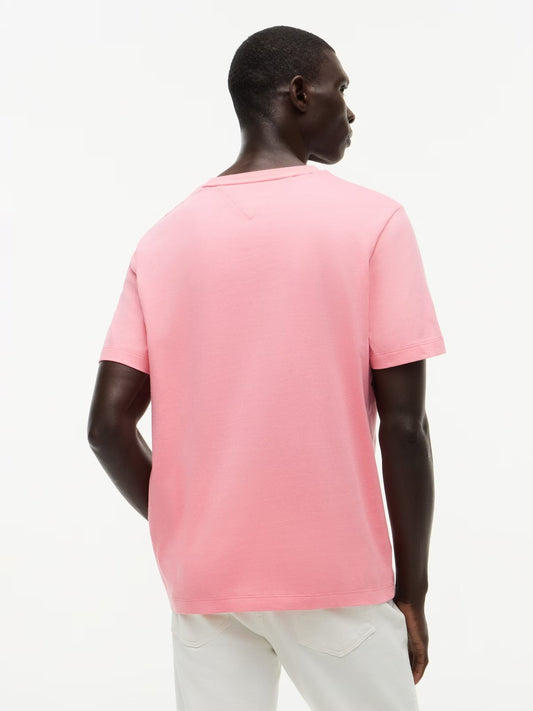 Tommy Hilfiger Essential Seasonal Regular Fit Solid Tee — Doll Pink-PINK 1779794575_0396_019309_PINK_alternate