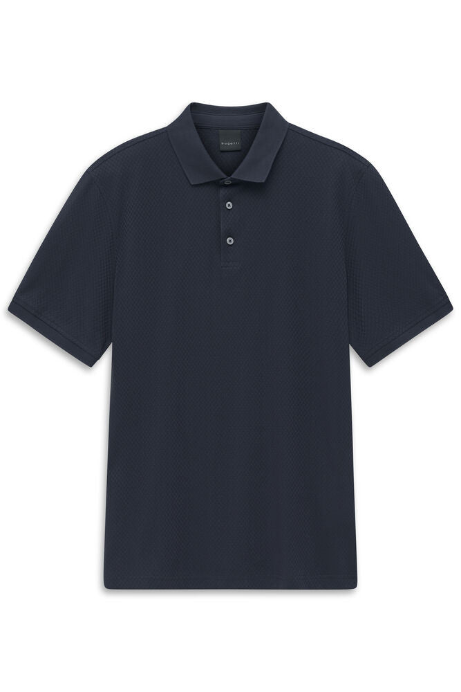 Bugatti 8150 Short-Sleeved Polo Shirt-NAVY 1779955559_932_019252_NAVY