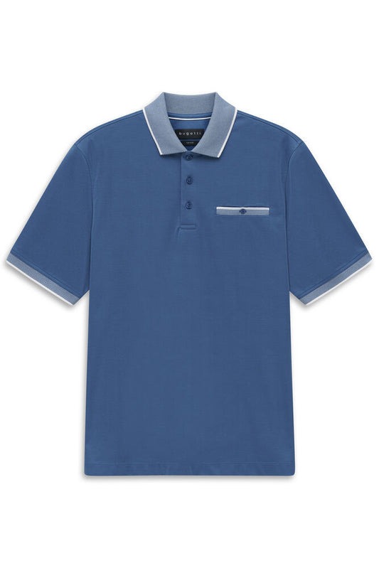 Bugatti 8151 Knit Polo Shirt - navy 1779956315_2426_019246_TEAL