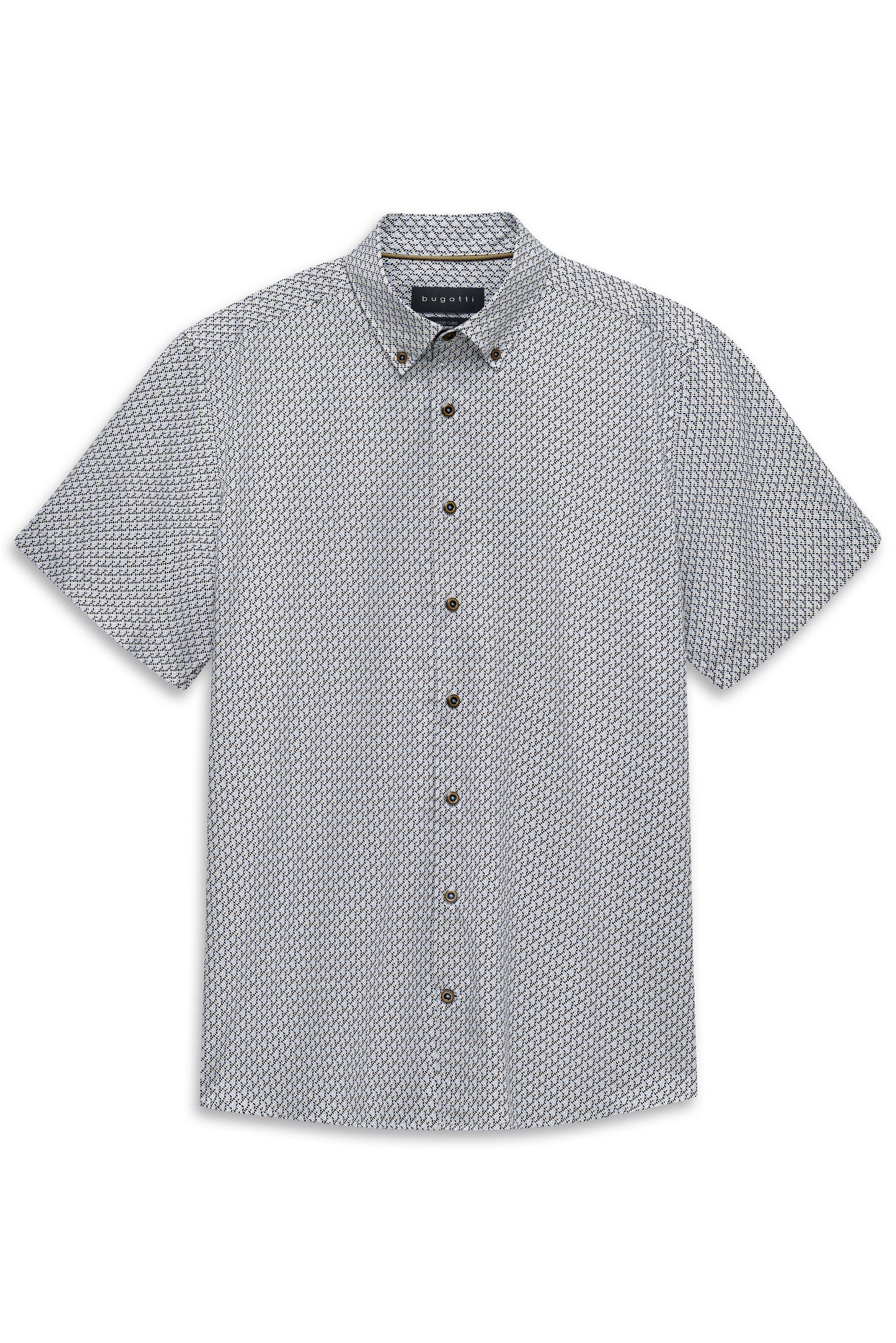 Bugatti 9450 Casual Short-Sleeved Shirt - Off-White-LIGHT BLUE 3XL 1779960749_5769_019236_LIGHT_BLUE