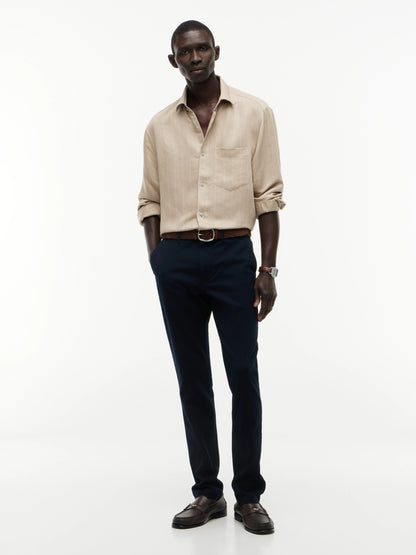 Tommy Hilfiger Bleecker Open Structure Trousers - Desert Sky-SHORT 1780663685_4194_019473_SHORT_alternate
