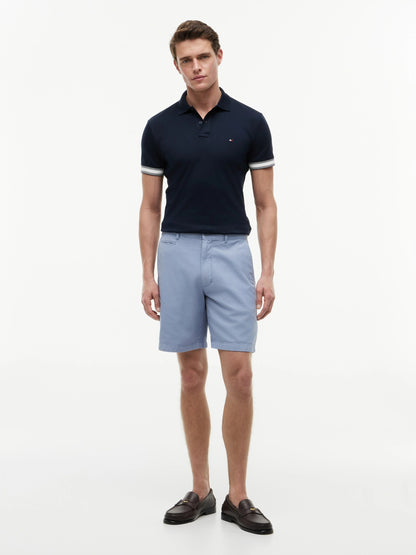 Tommy Hilfiger Liquid Flag Cuff Slim Polo - Desert Sky-DESERT SKY 1780666573_0549_019478_DESERT_SKY_alternate