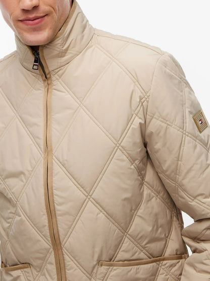Tommy Hilfiger Diamond Quilt Jacket - Batique Khaki 1781016955_6862_019480_BEIGE_alternate