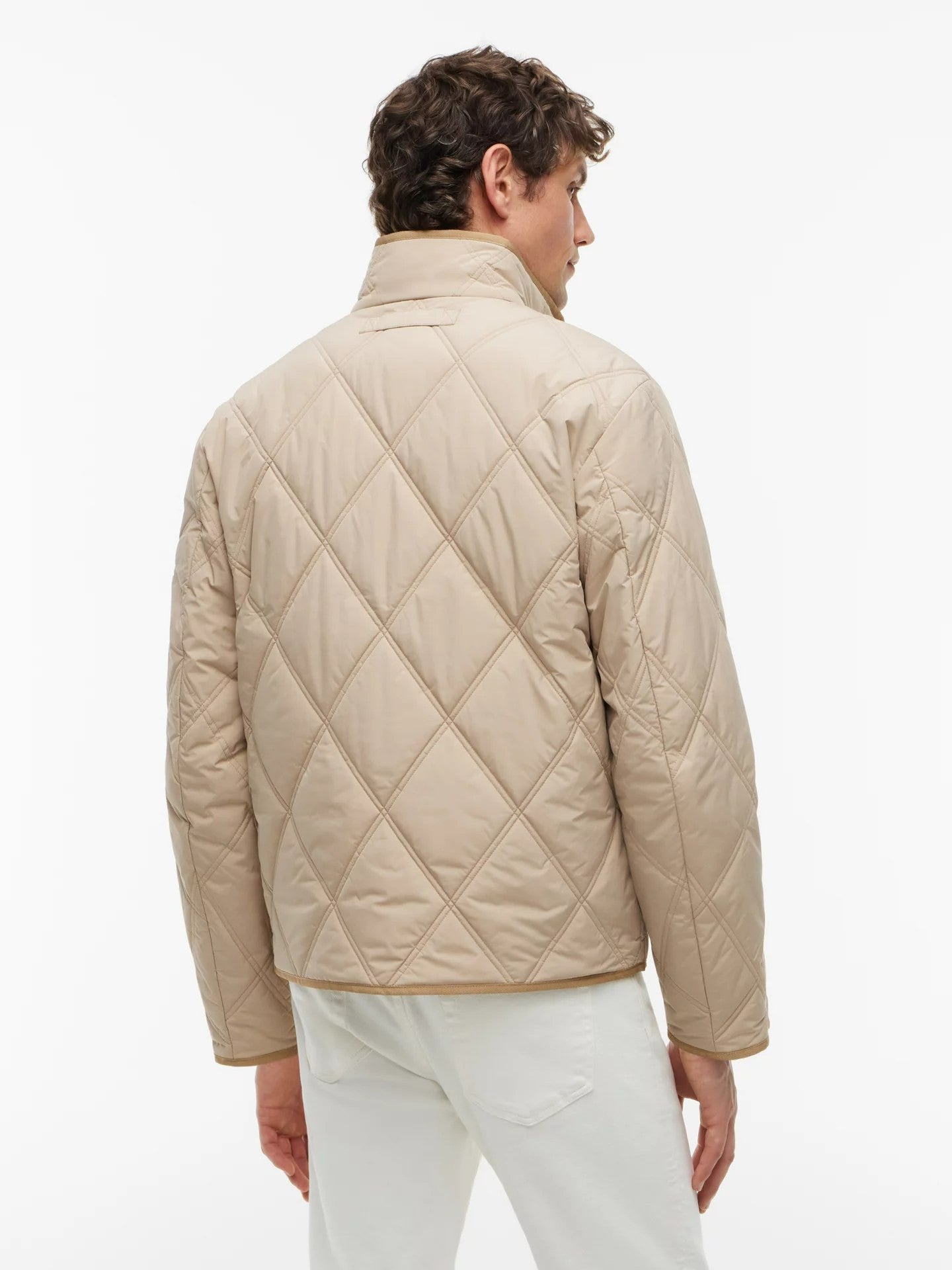 Tommy Hilfiger Diamond Quilt Jacket - Batique Khaki 1781016956_0292_019480_BEIGE_alternate