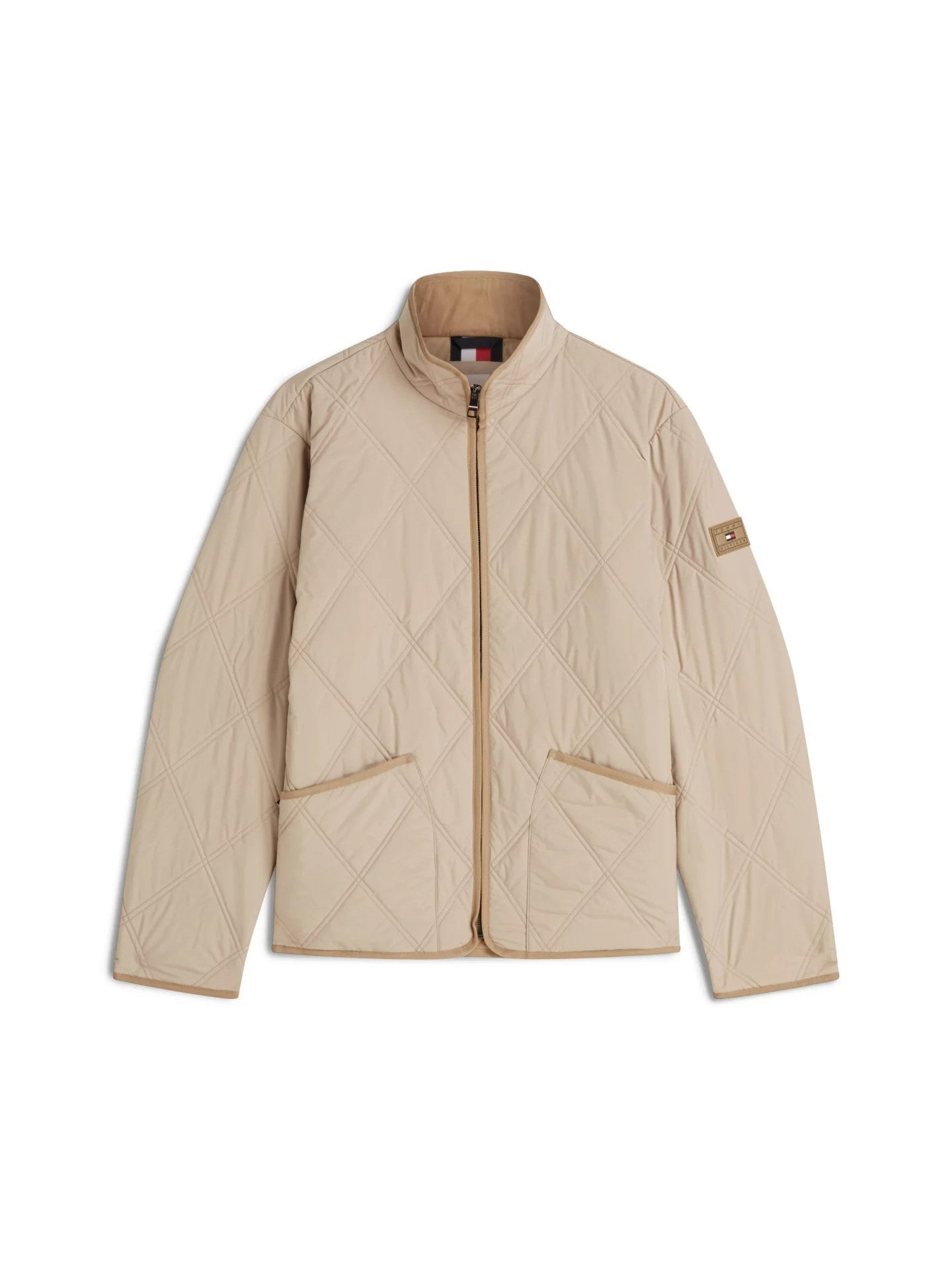 Tommy Hilfiger Diamond Quilt Jacket - Batique Khaki 1781016957_0252_019480_BEIGE_alternate